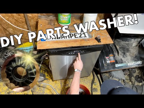 DIY Hot Parts Washer: Using a Dishwasher! | How-to car parts washer from household junk