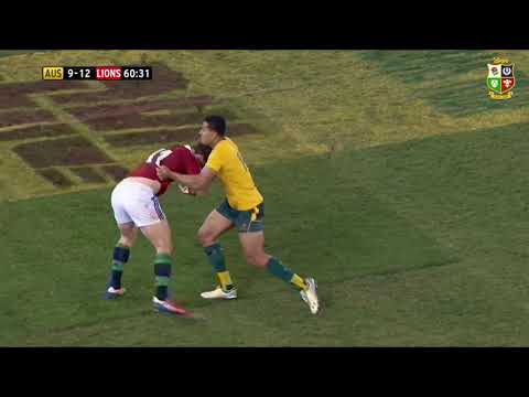 George North nimmt Israel Folau auf seinen Rücken! | British & Irish Lions gegen Australien 2013