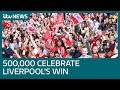 Thousands celebrate Liverpool's win at team victory parade | ITV News