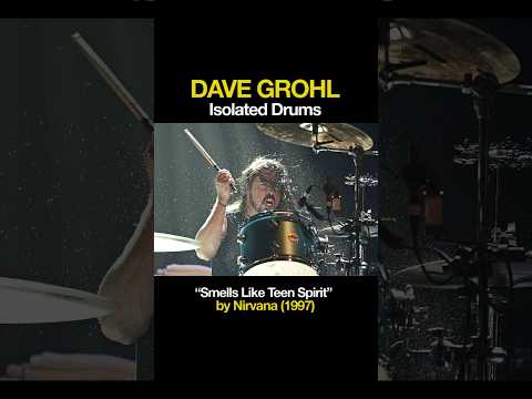 Is Dave Grohl (Nirvana / Foo Fighters) the greatest drummer? #music #recording #drumming #rockmusic