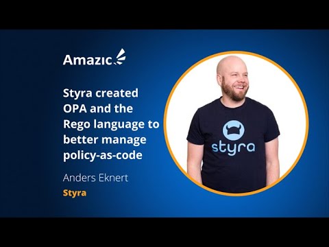 Styra created OPA and the Rego language to better manage policy as code