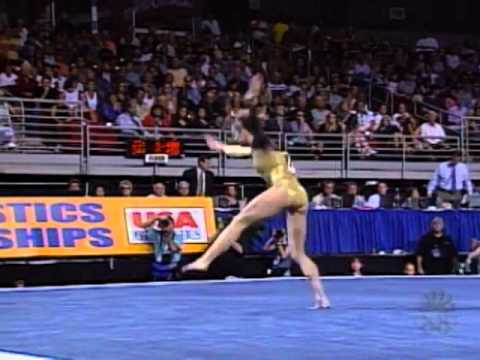 Katie Heenan - Floor Exercise - 2001 U.S. Gymnastics Championships - Women - Day 2