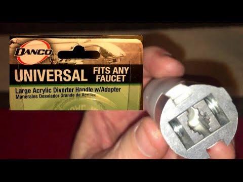 DIY LOOSE SHOWER HANDLE FIX - DANCO UNIVERSAL FAUCET ADAPTER