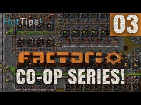 Let's Play Factorio - Co-op Ep 03 - Explosions Of Productivity - Gameplay