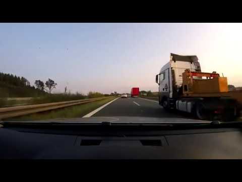 Autobahn RUN A93 Dreieck Hochfranken - Selb Vmax 250 kmh BMW 330i