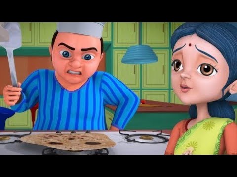 Lalaji Aur Rotiyaan - Lalaji's Rasoi Ghar | Hindi Rhymes For Children | Nursery Rhymes | Kids Songs