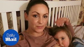 Mum shares video of herself breastfeeding her four