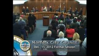 Formal 12/11/12 Session - Norfolk City Council