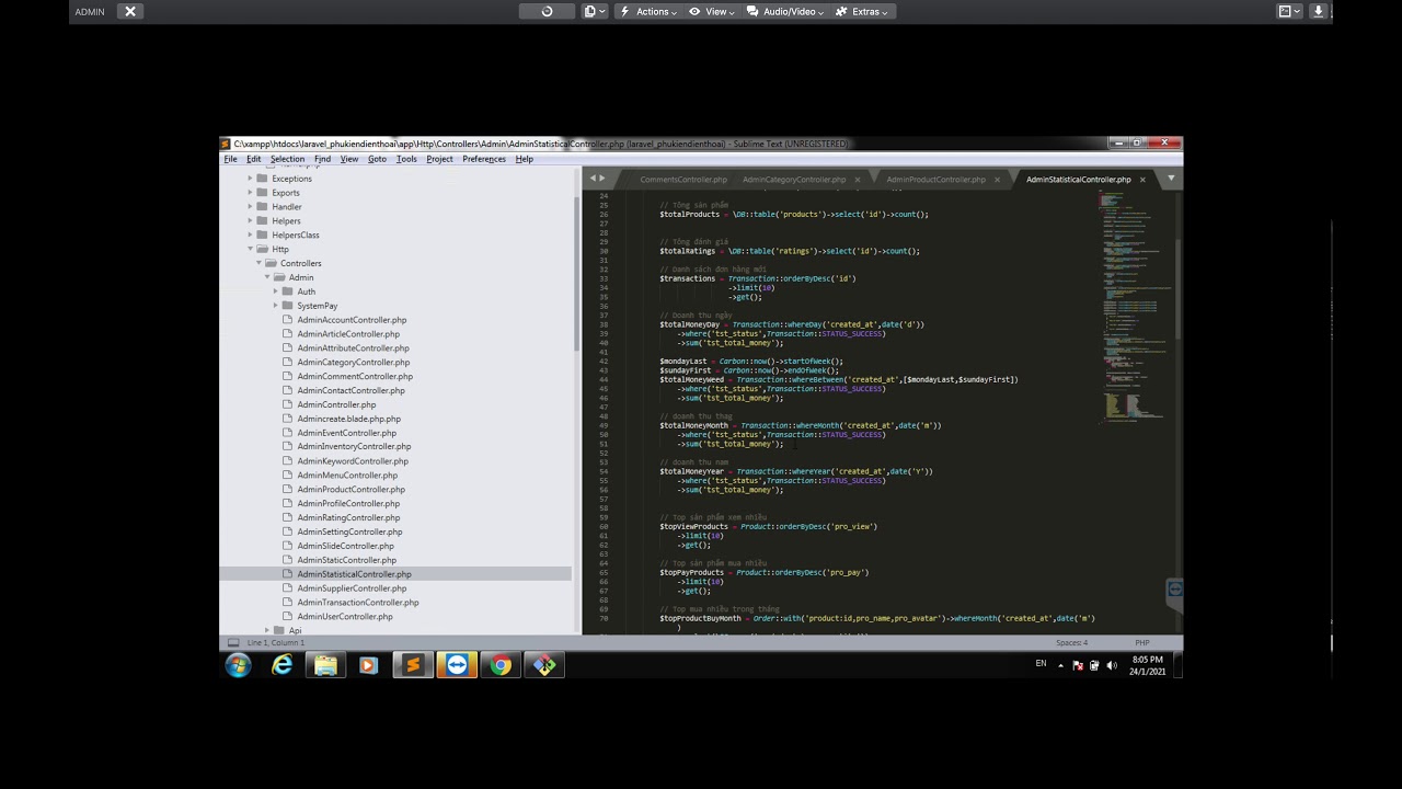 Support đồ án - Code thuê đồ án - Laravel