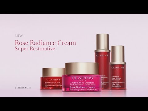 Clarins Rose Radiance Day Kreminis moterims, 50 ml video