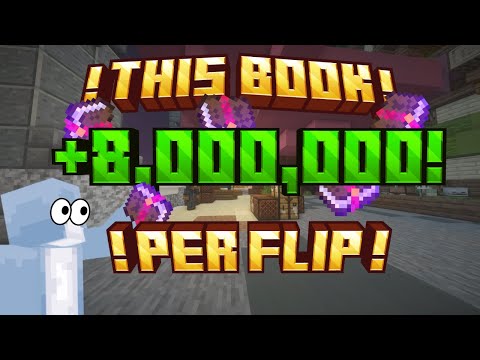+$8,000,000 with this BOOK FLIP!! Bazaar Flipping Hypixel Skyblock