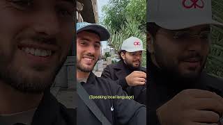 Eating fresh grapes on the streets of Syria 🇸🇾
