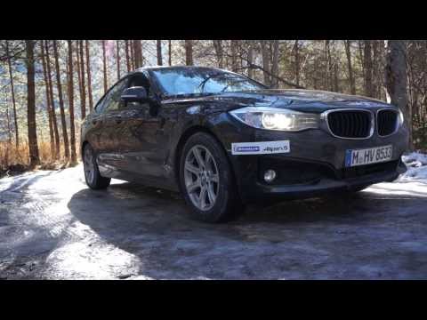 Test New Michelin Alpin 5 (winter) tyre grip on ice with a BMW 3GT