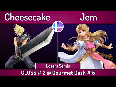 GLOSS # 02 | Cheesecake (Cloud) vs Jem (Zelda) | Losers Semis | SSBU Ultimate Tournament