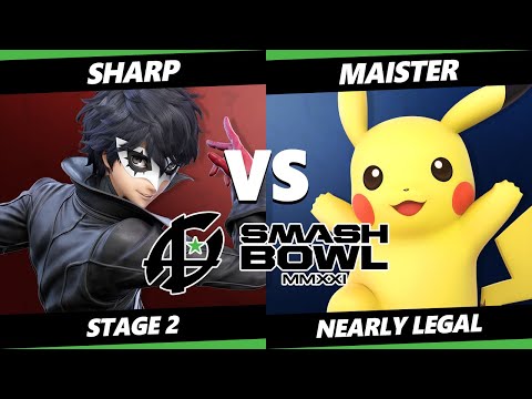 Smash Bowl MMXI Nearly Legal SSBU - Sharp (Joker, Wolf) Vs. ESAM (Pikachu, Min Min) Ultimate Stage 2
