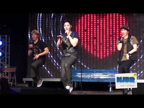 [2K13 Feel Korea] Kim Hyun Joong in Brazil - talk + Kiss Kiss