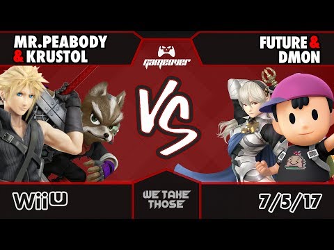 We Take Those #52: Mr. PeaBody & Krustol vs FuTure & Dmon - Doubles Winners Semi-Finals | SSB4