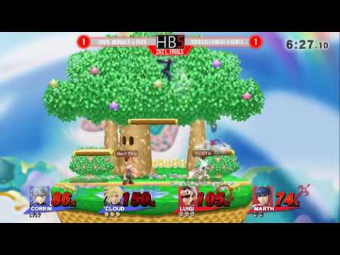 Hidden Bosses 5.0 2v2 Losers Finals - A. Moniker & Thor vs. Adorable Knight & Gunta