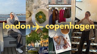 copenhagen & london travel vlog | food, vintage shopping, sightseeing