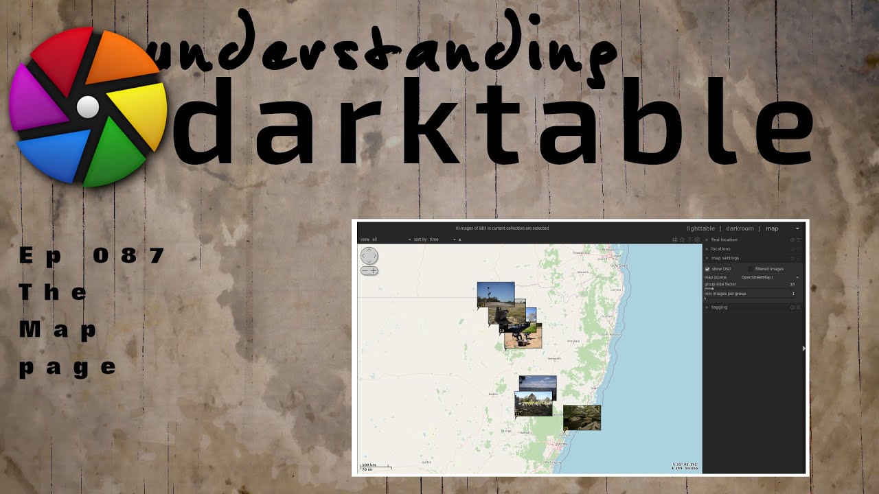 darktable ep 087 - The Map page