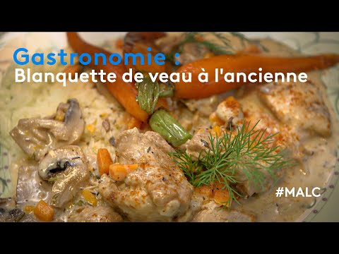 Gastronomy: traditional veal blanquette