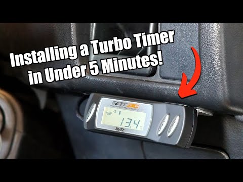 THE FASTEST WAY TO INSTALL A TURBO TIMER