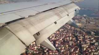preview picture of video 'Landing @ Istanbul Sabiha-Gokcen Airport'