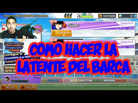 LATENTE DE TSUBASA AZUL BARCA--- SIN CATALUÑA!!