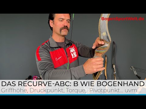 Recurve-ABC: B wie Bogenhand und Bogengriff inkl. Torque, Druckpunkt & Pivotpunkt