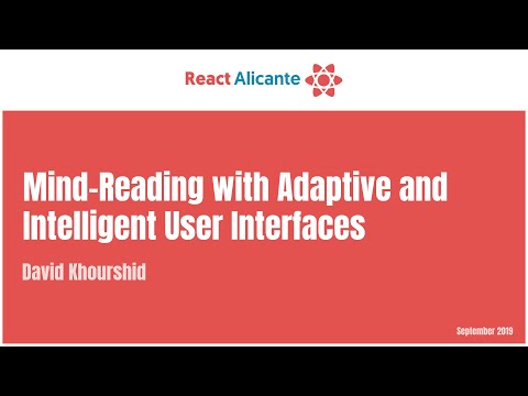 Mind-Reading with Adaptive and Intelligent User Interfaces - DAVID KHOURSHID