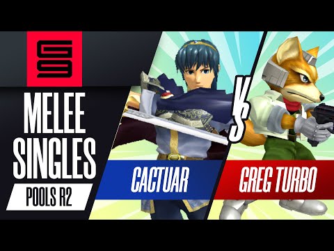 Cactuar (Marth, Fox) vs Greg Turbo (Fox) - Melee Singles Pools Winners Semi-Final  - Genesis 9