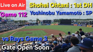 【ライブ配信】対タンパベイ・レイズ〜シリーズ最終戦〜大谷翔平選手は1番DHで出場⚾️山本由伸投手は先発投手で出場⚾️まもなくゲートオープン⚾️Shinsuke Handyman がライブ配信中！