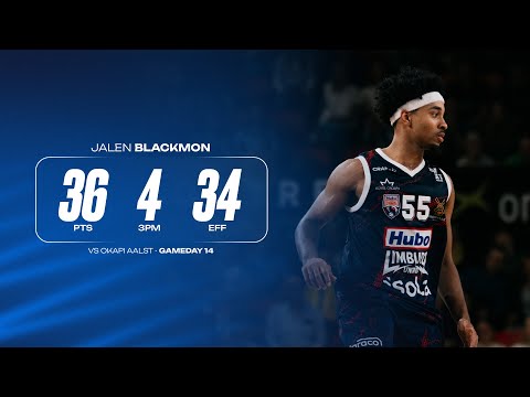 Highlights from Jalen Blackmon's 36 -Okapi Aalst vs. Hubo Limburg United
