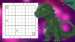 Godzilla In Sudokutown