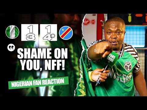 NIGERIA 1-1 DR CONGO (3-4*) pen- ( Henry - NIGERIAN FAN REACTION)- 2026 FIFA WORLD CUP QUALIFIER.