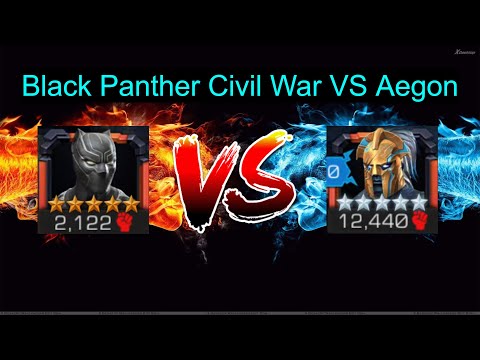 5* Rank 1 BPCV VS 5* Rank 5 Aegon - Marvel Contest Of Champions