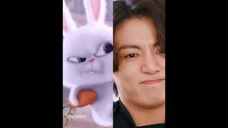 When JK meets Snowball #Shorts  Bunny Meets Bunny 