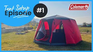 How to Setup Coleman Octagon (8 Person)Tent