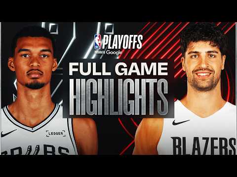 #2 SPURS at #7 TRAIL BLAZERS | FULL GAME 4 HIGHLIGHTS | April 26, 2026