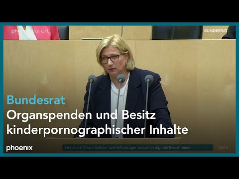 Bundesratssitzung u.a. zur Flutkatastrophe und zum Besitz kinderpornographischer Inhalte am 14.06.24