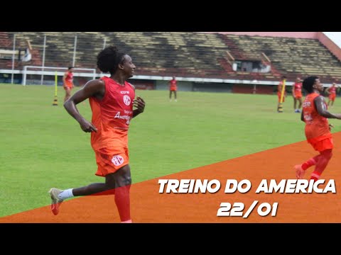 Último treino do America antes do confronto contra o Nova Iguaçu