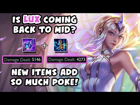 IS LUX COMING BACK TO MID? SO MUCH POKE! - VICKSY | League of Legends
