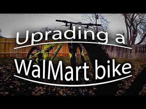 Trying to make a cheap WalMart bike good enough to ride