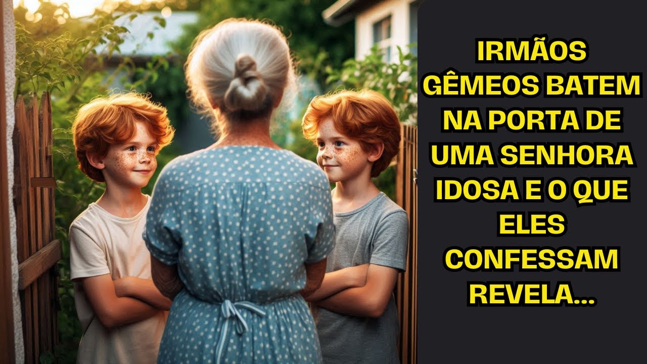Irmãos gêmeos batem na porta de uma senhora idosa e o que eles confessam revela...