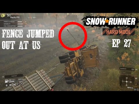 Things Got Very Messy SnowRunner Hard Mode Ep 27