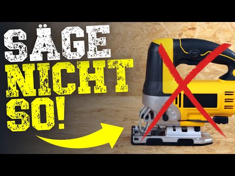 Die 5 größten Fehler beim Umgang mit einer Akku-Stichsäge!