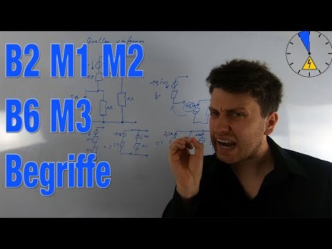 B2 M3 M1 M2 B6 Gleichrichterschaltung Bezeichnungen