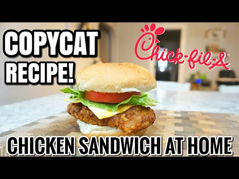 COPYCAT CHICK-FIL-A CHICKEN SANDWICH & SAUCE | HOW TO MAKE Chick-Fil-A AT HOME | LivingThatMamaLife