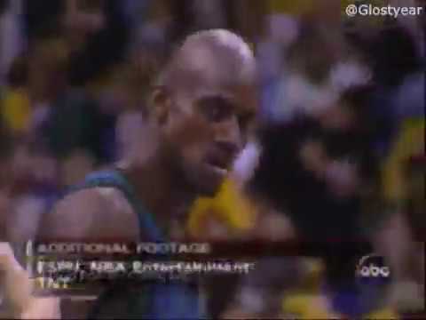 【Highlights】Kevin Garnett(28Pts,18Rebs)  VS Lakers 2003 Playoffs GM4