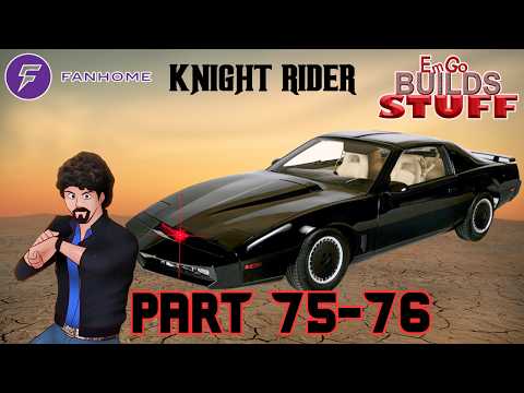 Fanhome Knight Rider K.I.T.T. Build (Part 75-76): EmGo Builds Stuff